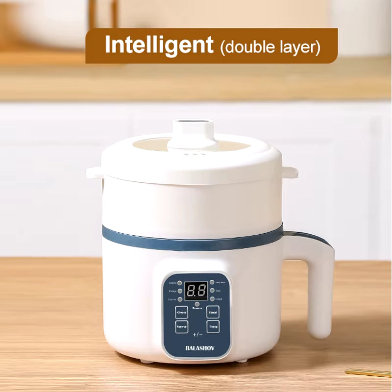 1.7L Smart Electric Rice Cooker - Non-Stick Multi Cooker for Perfect Steamed Rice at Home