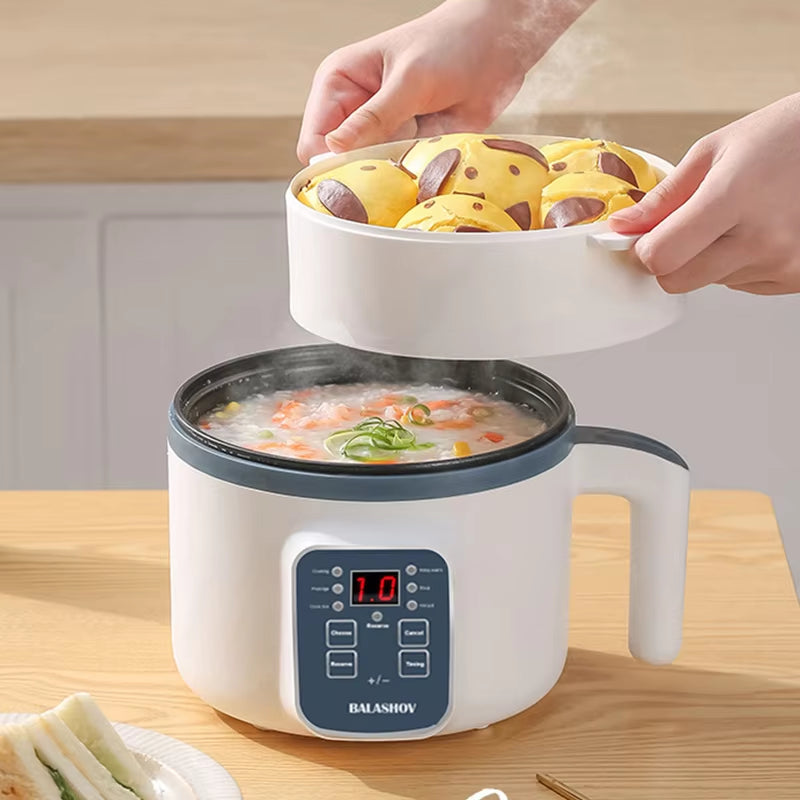 1.7L Smart Electric Rice Cooker - Non-Stick Multi Cooker for Perfect Steamed Rice at Home