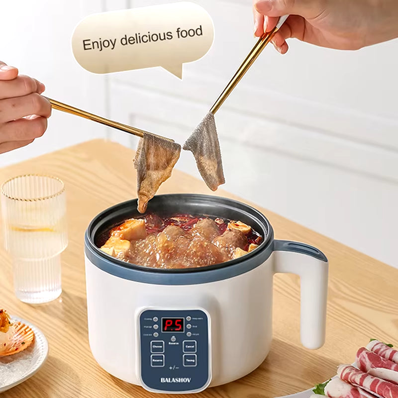 1.7L Smart Electric Rice Cooker - Non-Stick Multi Cooker for Perfect Steamed Rice at Home
