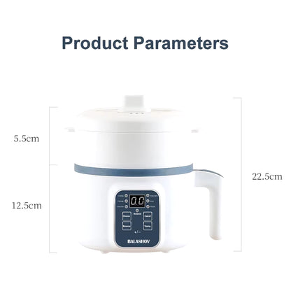 1.7L Smart Electric Rice Cooker - Non-Stick Multi Cooker for Perfect Steamed Rice at Home